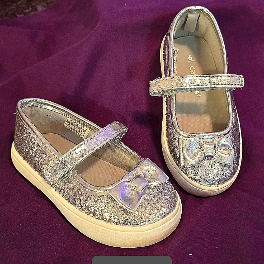 Carter's Toddler Girl Glitter Flats